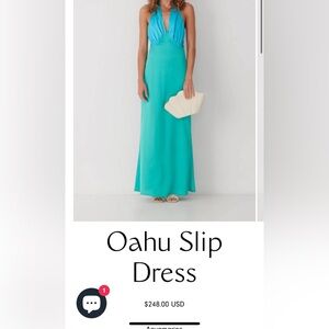 NWT Wolf Gang Oahu slip dress